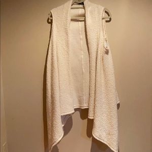 Zara drapes wool blend vest
